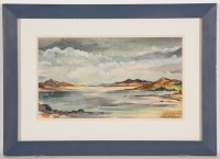 Lot 2001 - NATHANIEL L. SMITH, LOCH LANDSCAPE watercolour...