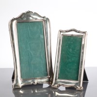 Lot 42 - TWO SILVER PHOTOGRAPH FRAMES each of...