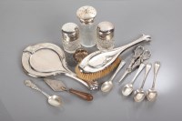 Lot 82 - COLLECTION OF SMALL SILVER including a pair of...