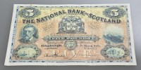 Lot 266 - THE NATIONAL BANK OF SCOTLAND £5 NOTE dated 1952