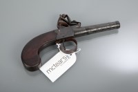 Lot 269 - GEORGE III FLINTLOCK MUFF PISTOL maker Wiliam...