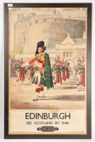 Lot 286 - RAILWAY POSTER (EDINBURGH SEE SCOTLAND BY...