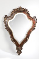 Lot 297 - 19TH CENTURY FRENCH GILT BRASS BOULLE MIRROR...