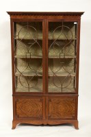 Lot 318 - LATE VICTORIAN SHERATON REVIVAL MAHOGANY...