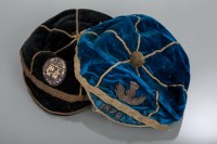 Lot 404 - VICTORIAN SCOTTISH RUGBY FOOTBALL CAP in blue...