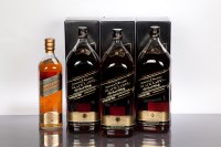 Lot 807 - JOHNNIE WALKER BLACK LABEL 12 YEAR OLD (3)...