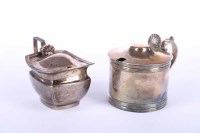 Lot 320 - EARLY VICTORIAN SCOTTISH SILVER MUSTARD POT...