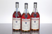 Lot 882 - MARTELL CORDON BLEU (3) Distilled and bottled...