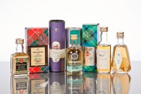 Lot 920 - 33 ASSORTED SINGLE MALT MINIATURES Mixed lot ,...