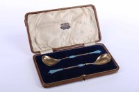 Lot 332 - PAIR OF EARLY 20TH CENTURY NORWEGIAN SILVER...