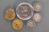 Lot 1062 - A GEORGE IV CROWN DATED 1821 AND OTHER...