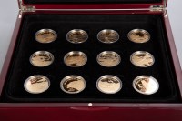 Lot 1070 - A FULL BOXED COLLECTION OF 12 SILVER SOLOMON...