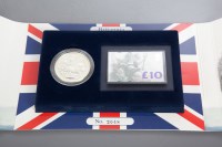 Lot 1078 - TWENTY BRITANNIA SILVER TWO POUND PIECES AND...