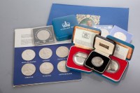 Lot 1081 - LARGE COLLECTION OF COINS COMMEMORATING ROYAL...