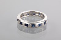 Lot 1125 - TIFFANY & CO 'LUCIDA' SAPPHIRE AND DIAMOND...