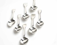 Lot 337A - THREE 19TH CENTURY EXETER SILVER FIDDLE...