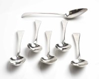 Lot 338A - MATCHED SET OF SIX EARLY 19TH CENTURY OLD...