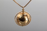 Lot 1178 - GLOBE PENDANT the countries of the world in...