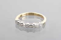 Lot 1214 - DIAMOND SET HALF ETERNITY RING set with...