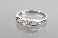 Lot 1223 - HEART SHAPED DIAMOND SOLITAIRE RING the heart...