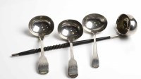 Lot 342A - PAIR OF EARLY VICTORIAN SILVER FIDDLE PATTERN...