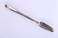 Lot 346 - EARLY VICTORIAN SILVER MARROW SPOON maker...