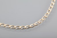 Lot 1326 - GOLD BELCHER LINK CHAIN NECKLACE 22g