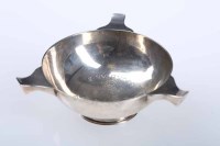 Lot 350A - LATE VICTORIAN SCOTTISH SILVER THREE HANDLED...