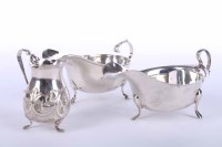 Lot 354 - LATE VICTORIAN SMALL SILVER MILK JUG maker...