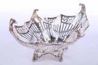 Lot 357 - ATTRACTIVE GEORGE V PIERCED SILVER COMPORT...