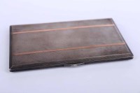 Lot 366 - SILVER CIGARETTE CASE maker A Nicholls & Son...