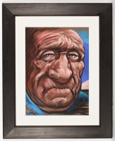 Lot 1726 - * FRANK MCFADDEN, AGE CONCERN pastel on paper,...