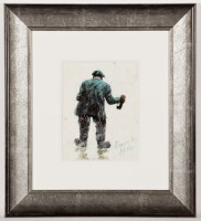 Lot 1739 - * ALEXANDER MILLAR, SWAYING IN THE BREEZE oil...
