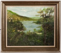 Lot 1774 - * ROBERT KELSEY, LOCH SCENE oil on canvas...