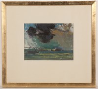 Lot 1775 - * DOUGLAS LENNOX, TURNBERRY POINT oil on paper,...