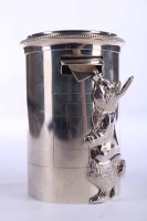 Lot 376 - MODERN PETER RABBIT SILVER MONEY BOX maker...