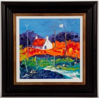 Lot 1820 - JOHN DAMARI, MOONLIT NIGHT AT IONA'S CROFT,...