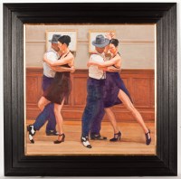 Lot 1822 - ANDREW FITZPATRICK, AL RITMO DE UN TANGO oil...