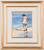 Lot 1843 - * SHEREE VALENTINE DAINES, SUMMER SAILING oil...