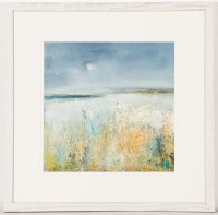 Lot 1887 - MAY BYRNE, WINTER BLUES oil on board, signed...