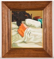 Lot 1914 - LESLEY BANKS, SLEEP oil on canvas, signed...