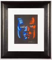 Lot 1933 - * FRANK MCFADDEN, SPLIT PERSONALITY pastel on...