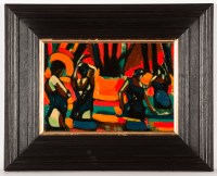 Lot 1942 - * JAMIE O'DEA, LATE AFTERNOON DIP oil on board...