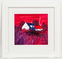 Lot 1763 - * JANE DUCKFIELD, RED SKY AT NIGHT,...