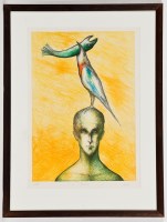 Lot 1772 - * JOSEPH URIE, THE CATCH, colour lithograph,...