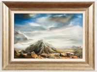 Lot 1796 - * DOUGLAS RALSTON, HIGHLAND LANDSCAPE oil on...