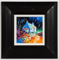 Lot 1815 - MARTIN OATES, ISLAY MOON oil on board, signed,...