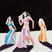 Lot 1843 - * RUTH MULVIE, NUTBUSH oil on canvas, signed...