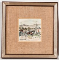 Lot 1943 - * FRANCES MACDONALD, FISHING BOATS and TARBERT...