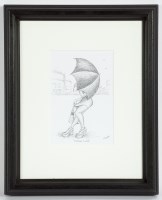 Lot 1987 - * GRAHAM MCKEAN, FASHION VICTIM pencil on...